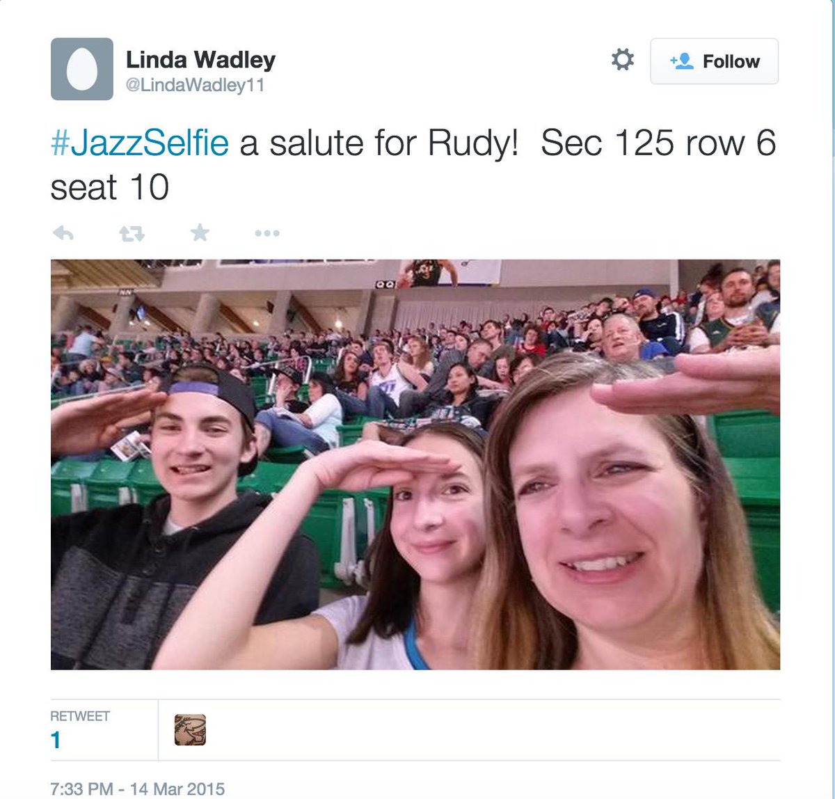 utahjazz's tweet photo. So many great #JazzSelfie posts! 

Also, thanks to @usbank for the Rudy/Danté selfie prize! http://t.co/eCF7Pggf7A