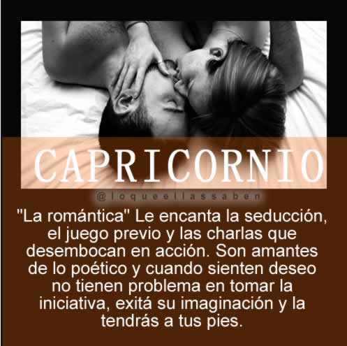 iDatosCrazy's tweet photo. #CAPRICORNIO La romántica.....
Quieres ver como eres en el sexo según tu signo? Entra aqui►►http://t.co/IzKYtknlFv http://t.co/5CGX9tThvU
