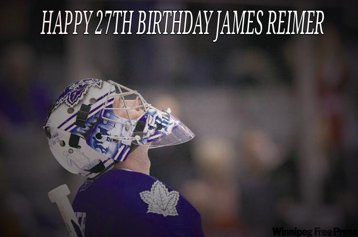 Happy Birthday to my hero, my favorite, James Reimer <3    