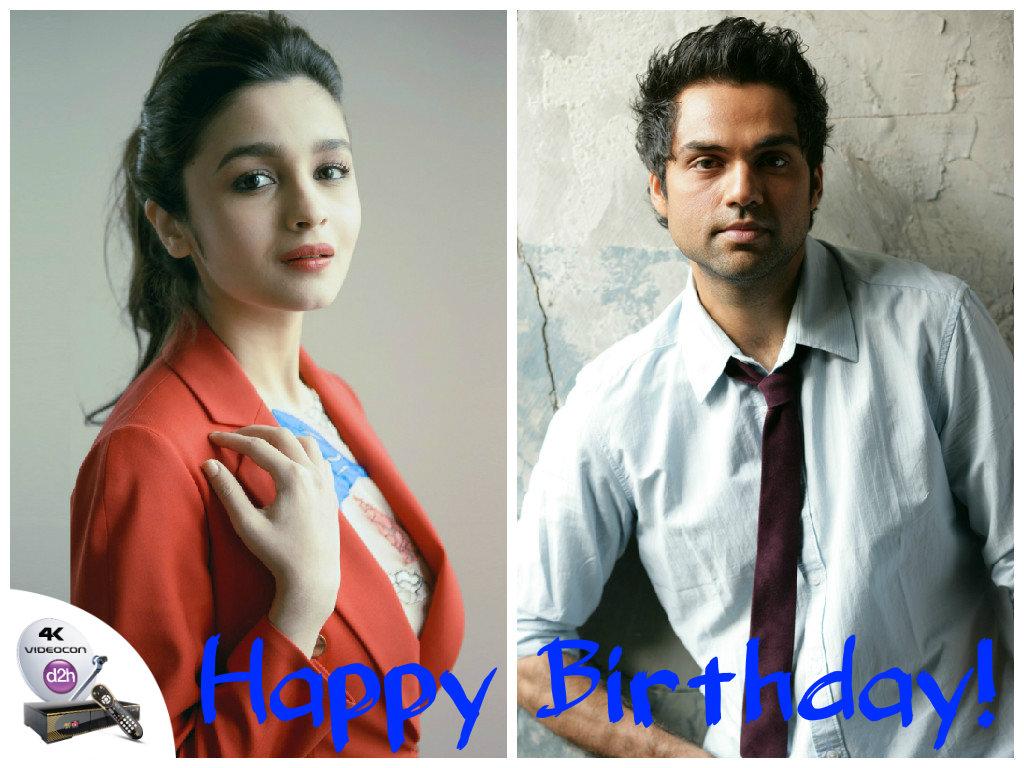 Join us in wishing Bollywood stars, Alia Bhatt and Abhay Deol a very Happy Birthday! 