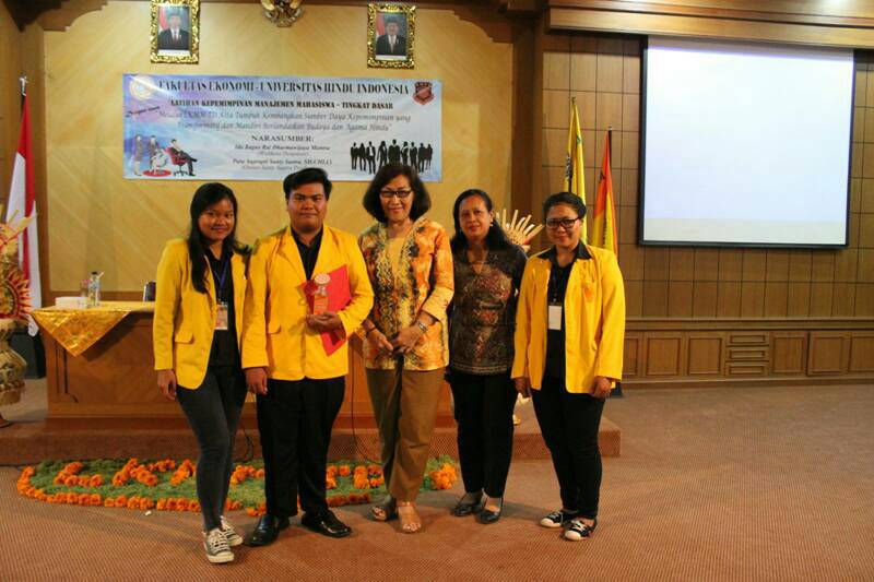 Kegiatan LKMM-TD 2015 Fakultas Ekonomi UNHI bersama Bpk Wali Kota Denpasar &amp;Ibu Putu Suprapti Santy Sastra,SH.CHt, Ci