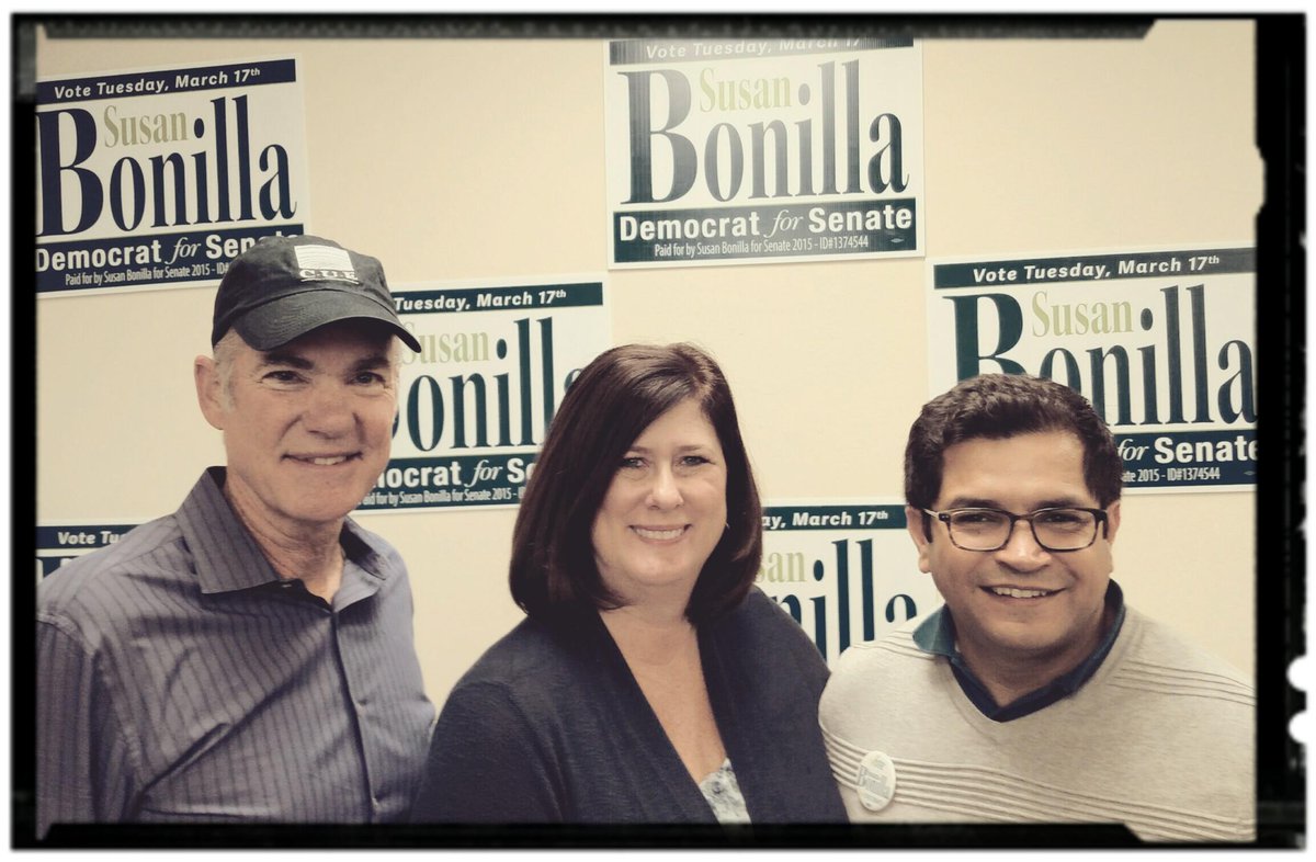 heathergreven's tweet photo. Great day in #sd7 walking/talking with @TomTorlakson & @JimmyGomezCA! #susanforsenate http://t.co/klfDfxRM02
