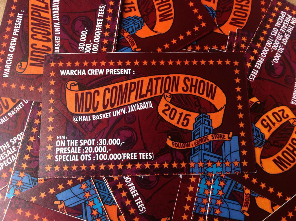 MDC_STORE's tweet photo. Ayo buat kalian yang mau beli "presale" MDC COMPILATION SHOW 2015 sudah bisa di beli di store kita #MCS2015 http://t.co/BsZyDfN9fF