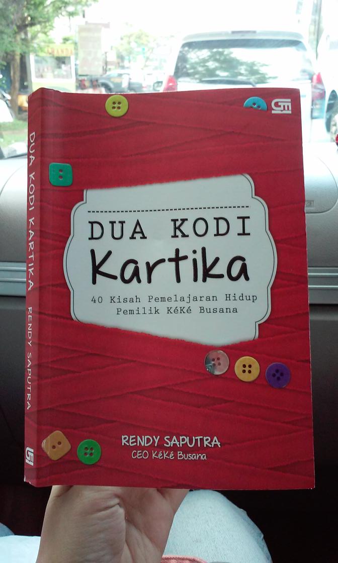 Baru aja dari toko buku dan beli #duakodikartika dari <a href="/kangrendy/">Rendy Saputra</a> buat "vitamin" Minggu sore ini :)