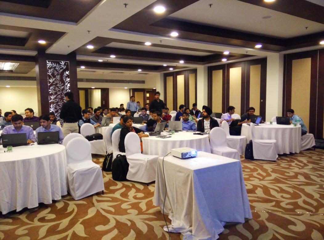 shivanathd's tweet image. #goLightningFast at Gurgaon @salesforce developer group..  Amazing crowd!!