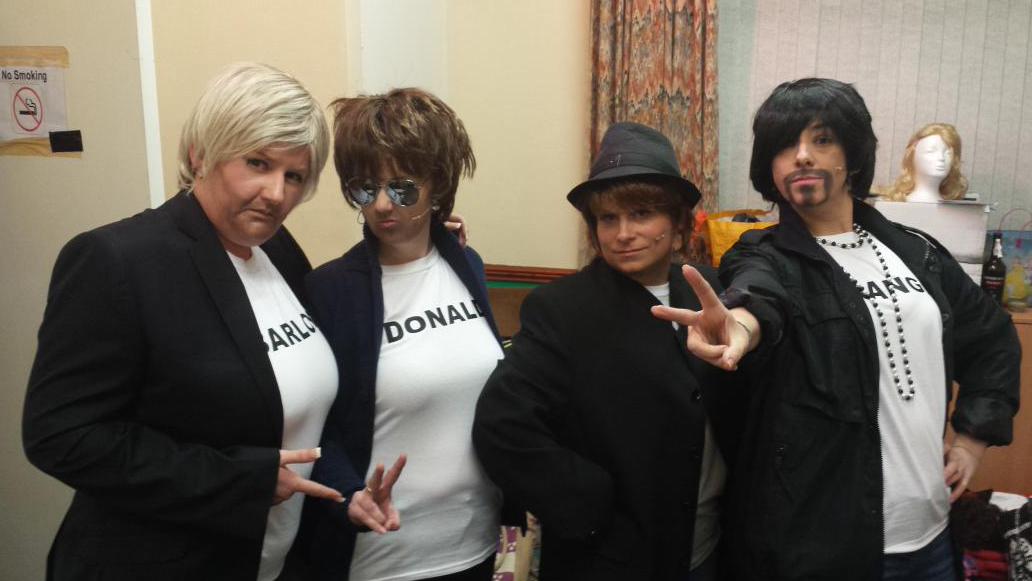 natbaggott's tweet photo. We appeared as Fake That for charity last night......@takethat http://t.co/HwWmhJg5ga