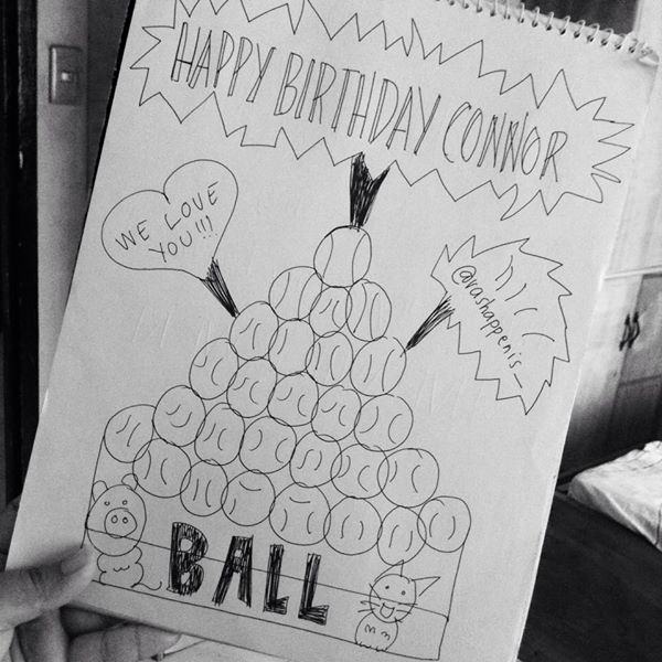 HAPPY BIRTHDAY CONNOR BALL:) HAHA JUST MADE DIS FOR YOU HOPE YOU LIKE IT  