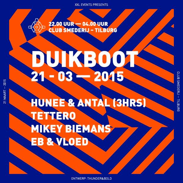 Next week <a href="/Duikboot_/">Duikboot</a> in Club Smederij met oa een 3HR set van @HunchMusic &amp; <a href="/AntalRushHour/">Antal</a> helemaal zin in!