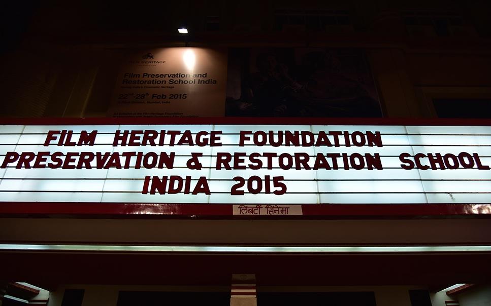 BFI's tweet photo. Film preservation, Mumbai style: http://t.co/1PR6oBAYob http://t.co/RyCNRsdy2g
