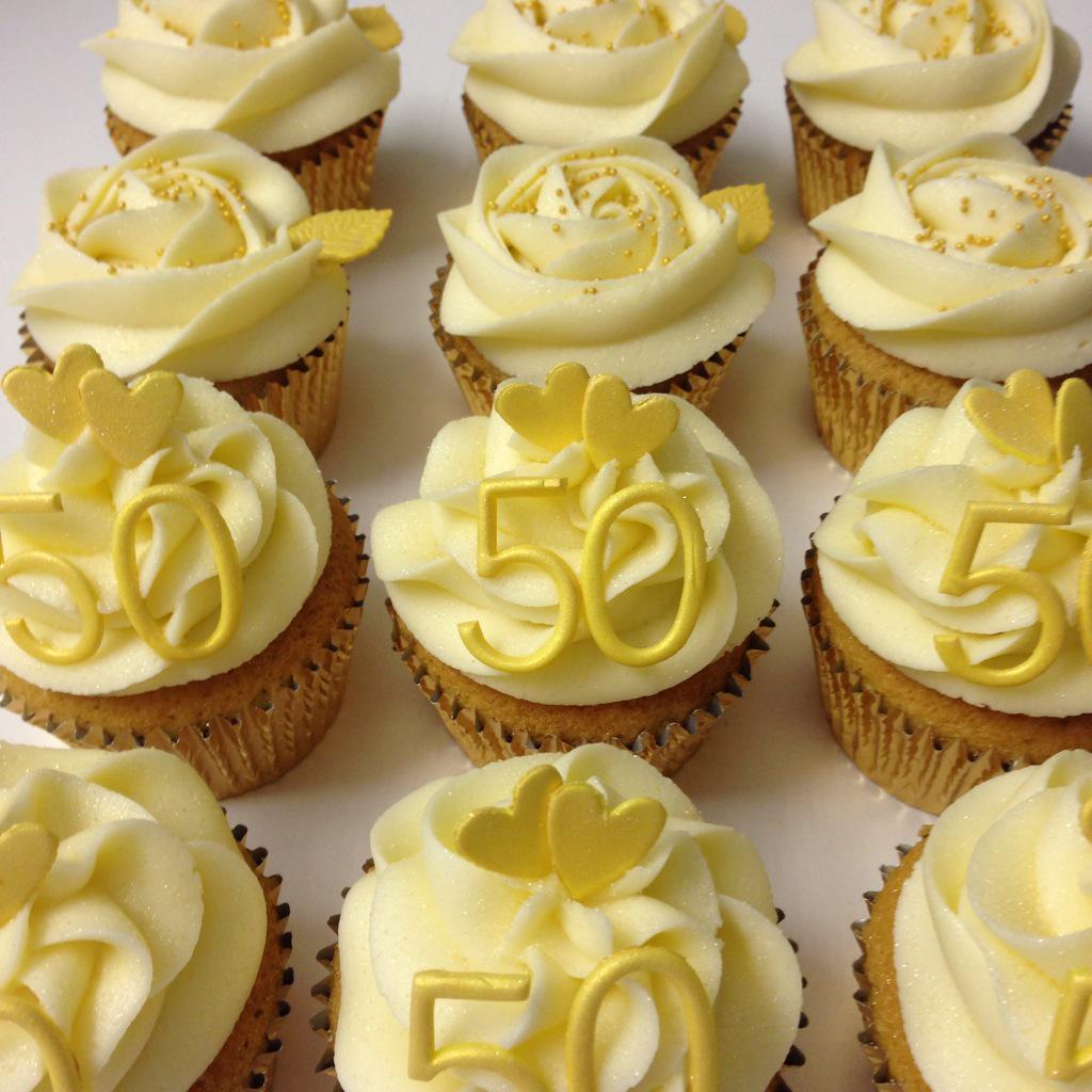 Cupcakes For 50th Wedding Anniversary The Cake Boutique