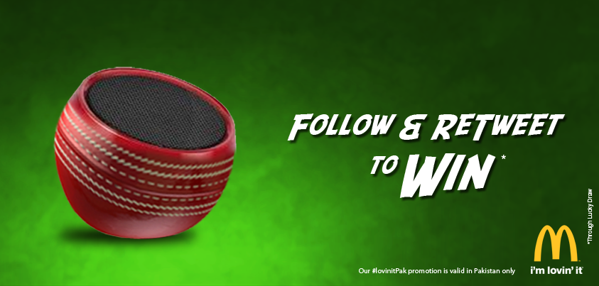 McDonaldsPK's tweet photo. The Irish are silent, it’s the bat making all the noise! If you’re #lovinitPak RT 2 win @audionicworld speakers. http://t.co/V1ZbLalAID