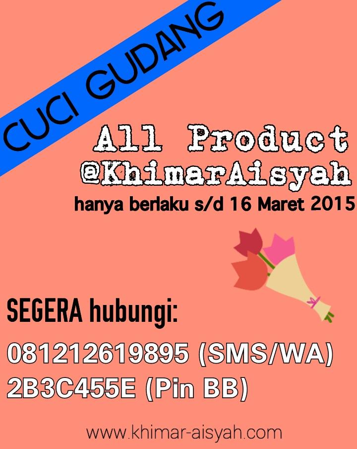 stop2shop_id's tweet photo. BESOK hari terakhir @KhimarAisyah CUCI GUDANG lhoo.. Don't miss it, dear! ^_^ http://t.co/kwq6noVsSk