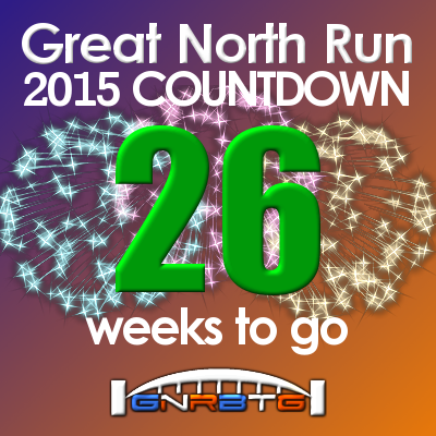 GNRBTG's tweet photo. #RT - the big @GreatNorthRun_ countdown has begun 6 Months to go - He/she who dares gets the #Glory the #Medal &amp; Joy http://t.co/kdkUIHDygg