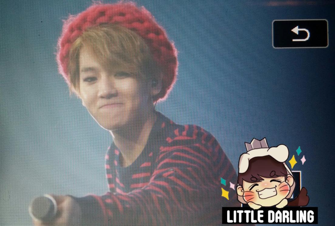 IndoEXOL's tweet photo. [Preview] 150315 #EXO #Baekhyun at The EXO'luXion (cr: LittleDarling) http://t.co/rQMkgI3wWm"