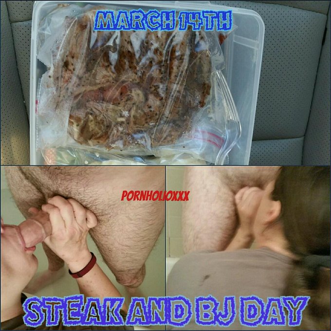 Mission accomplished yesterday #SteakAndBJDay http://t.co/1xvhjh5t8k<a href="/tag/steakandbjday"class="tags">#SteakAndBJDay</a>