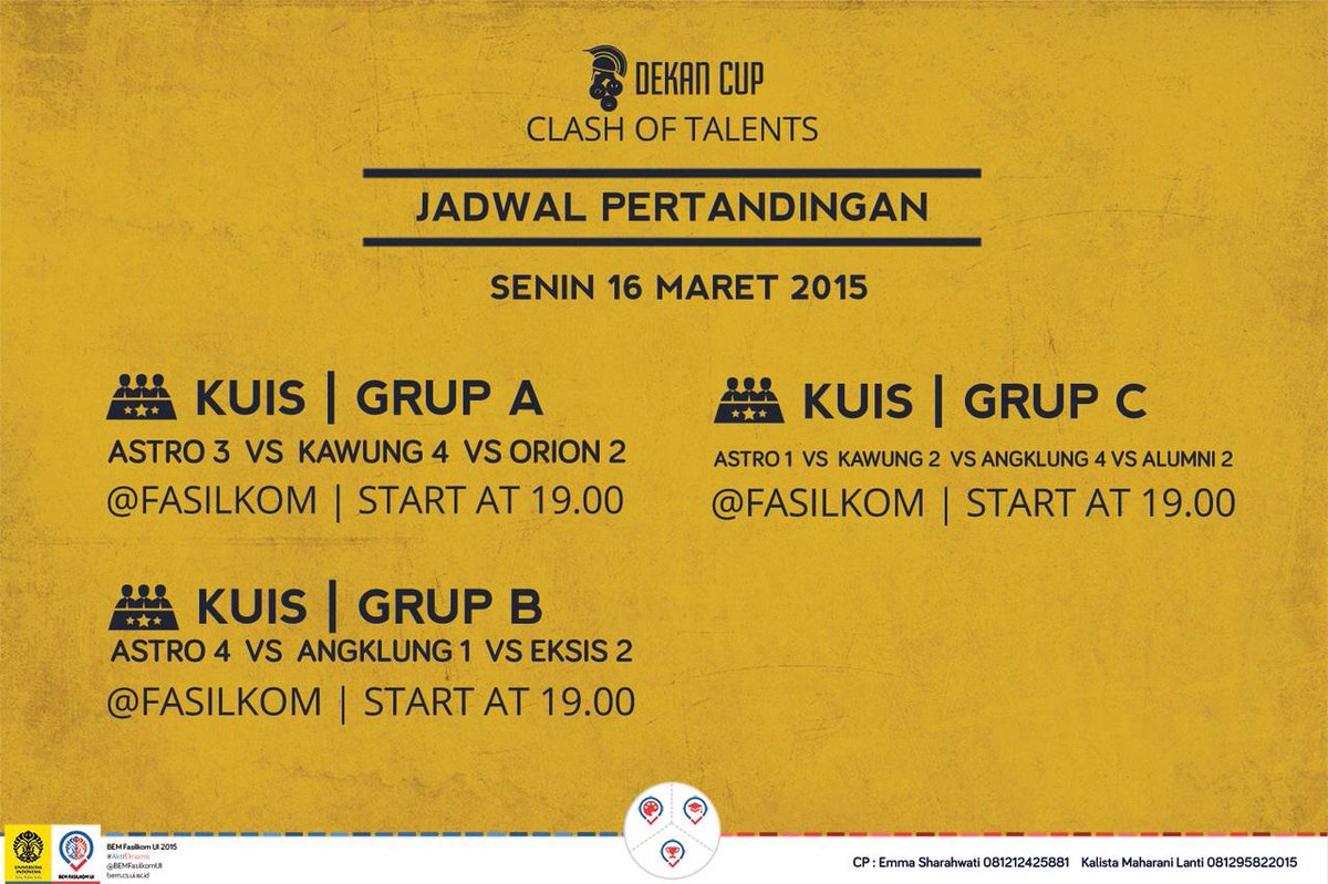 alumniCSUI's tweet image. Besok akan ada KUIS nah buat 2010-- yg lagi ga sibuk &amp;amp; butuh refreshing yuk besok dtg ke kampus ☺ #UdahTua #MasihAja