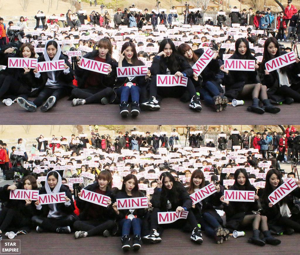 [#나인뮤지스] #마인 과 함께한 8주동안 너무 행복했어요♥ 거기 있어 도망가지마! 나뮤가 갈테니, Never 마인!!^.~