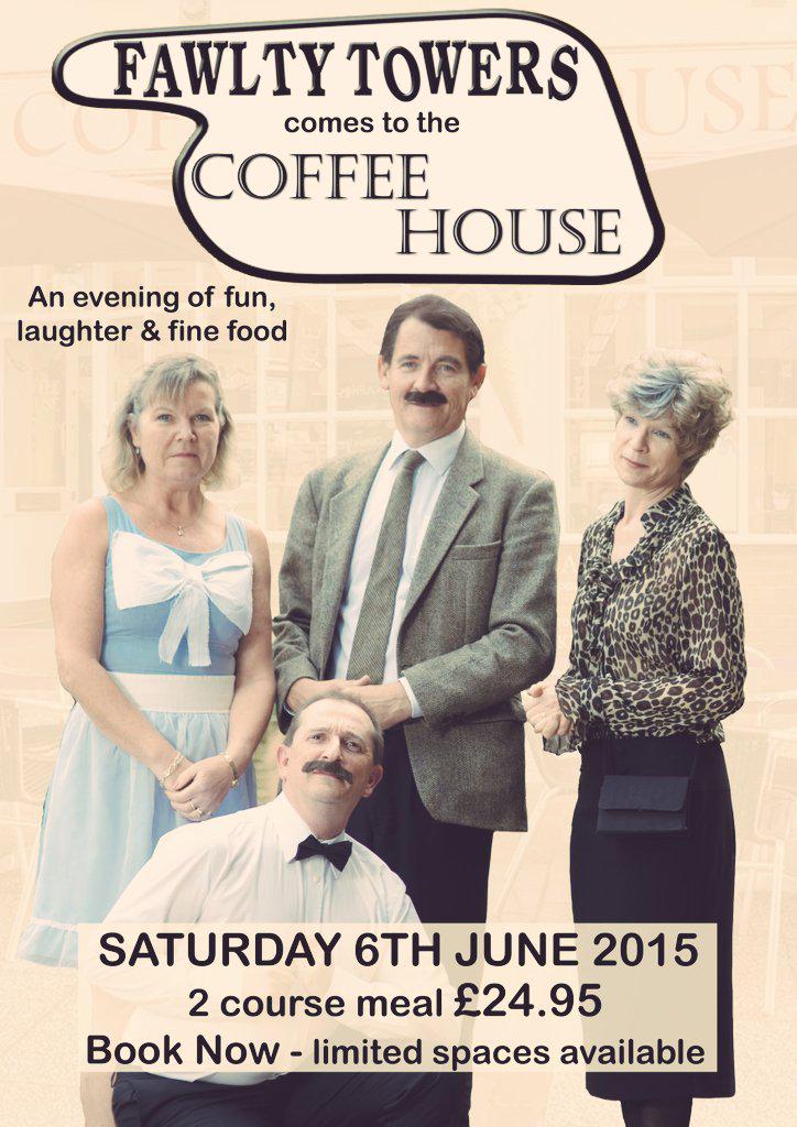 We are excited to announce our first evening here at the coffee house. Limited spaces, book now 01803 322323