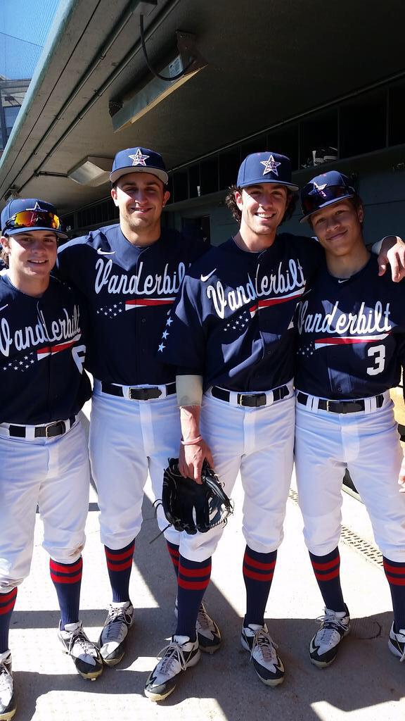 Vanderbilt Baseball Uniforms — UNISWAG