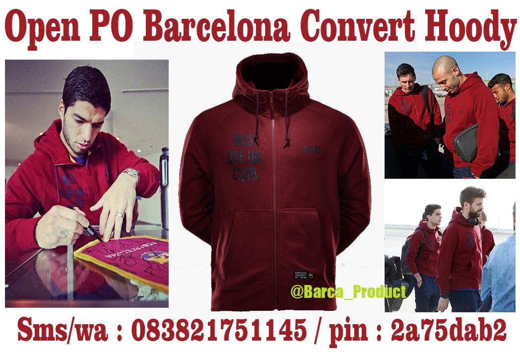 MadridProduct12's tweet image. OPEN PO BARCELONA CONVERT HOODY @EditCule sms/WA : 083821751145 PIN : 2A75DAB2
