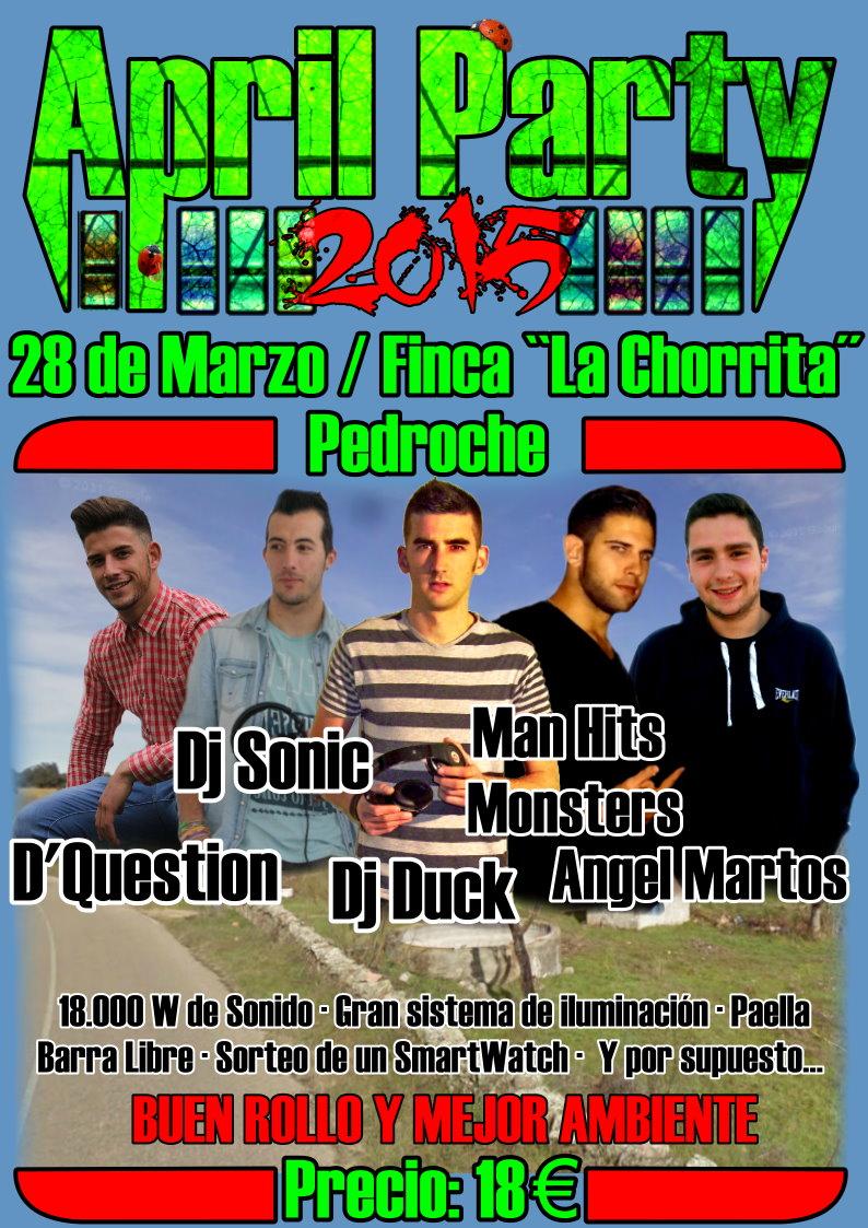 Y por fin el esperado cartel de nuestra #AprilParty2015. Toda la info en nuestro evento.