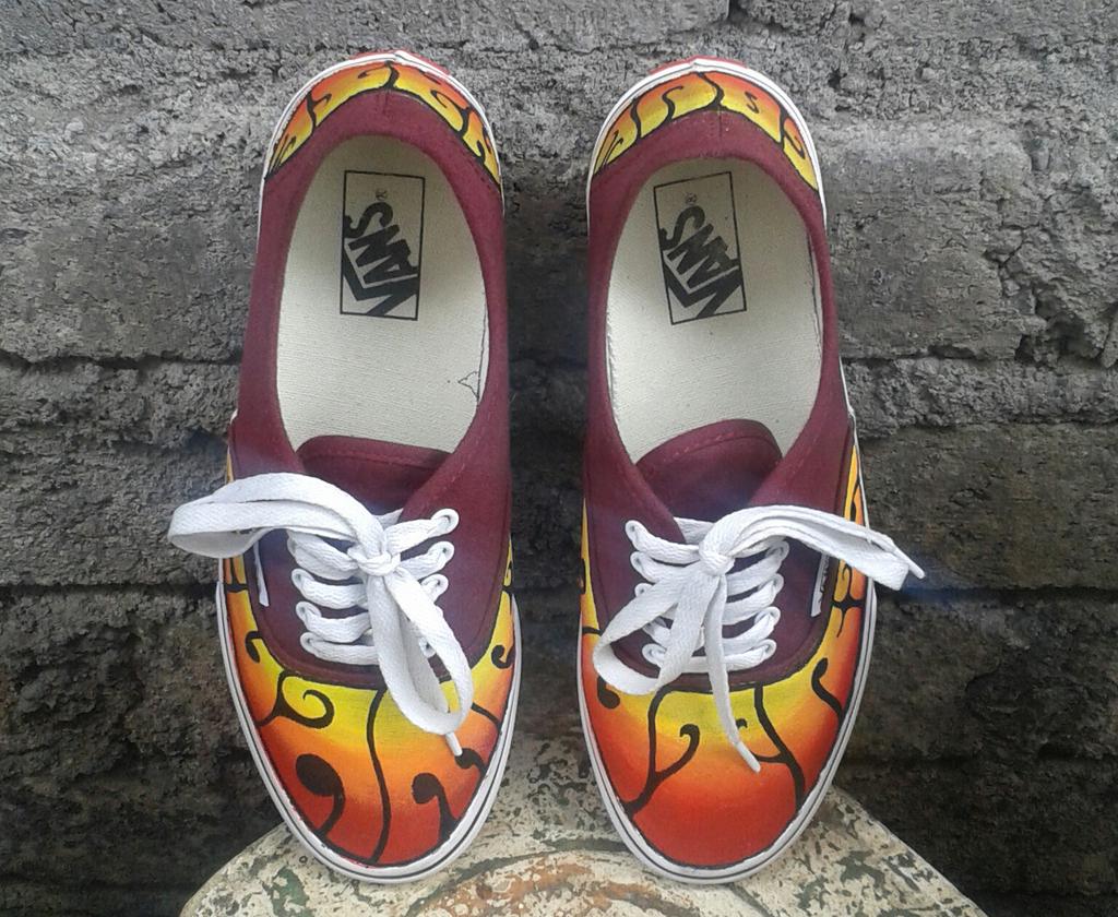 Vans authentic #loveandhate #handmade #bali