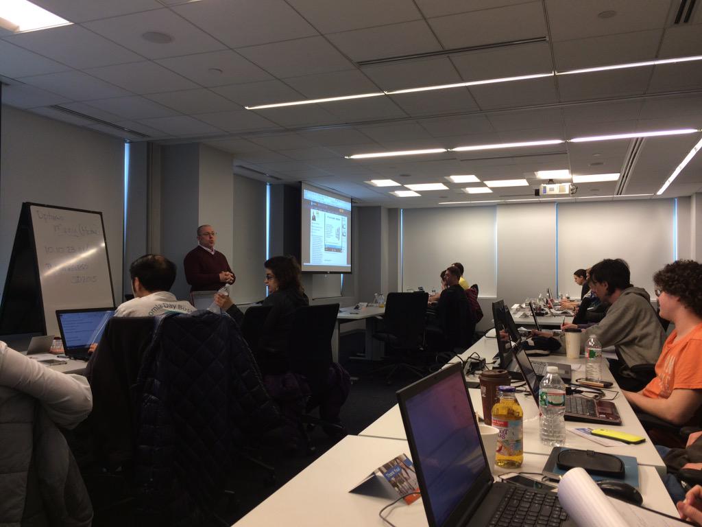 cozimek's tweet photo. Watching @imrodmartin give day 2 of his welcome to #Joomla training. Fantastic. #JDBOS15 http://t.co/wtSjZVOPlX