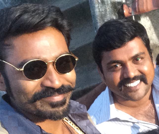 Today with dhanush sir @maarimoviespot