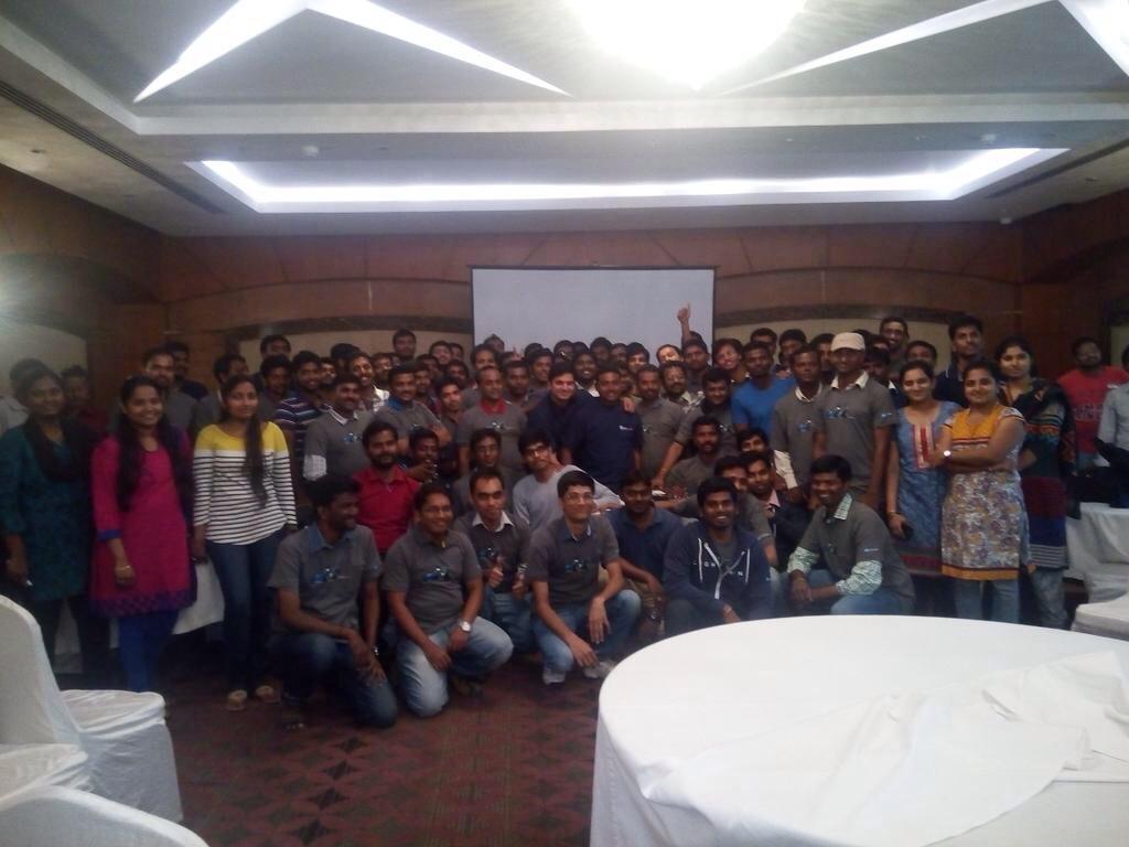 karanrajs's tweet image. Great turn out today in Chennai #lightningdevweek. 100+ developers joined @kavindrapatel @thisisnotapril @shivanathd