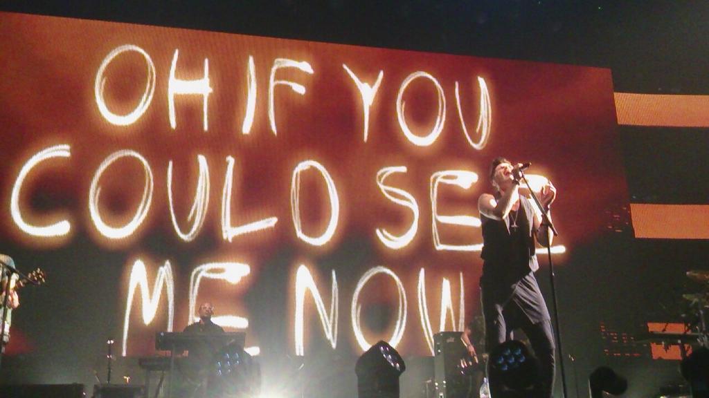Sam__wawa's tweet photo. Oh if you could see me now #TheScript02Arena @TheScript_Danny http://t.co/9YNjR0BoGI