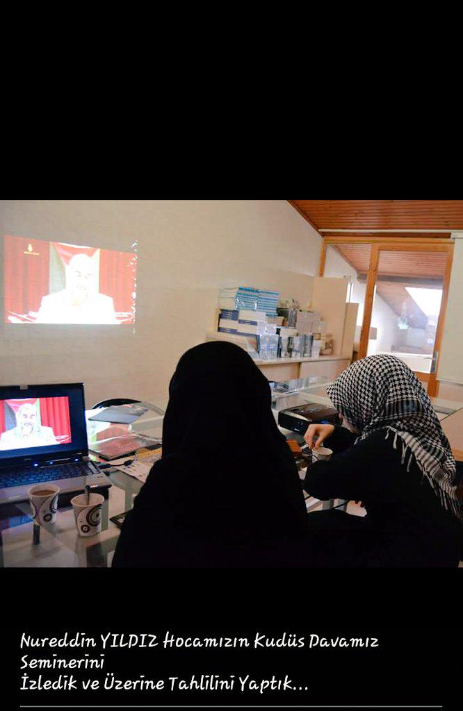potelgulse's tweet photo. İnegöl kız ihldeki gönüllü kardeslerimizle KUDÜS kitabının tahlilini yaptik... http://t.co/6x0Pgf2oUA