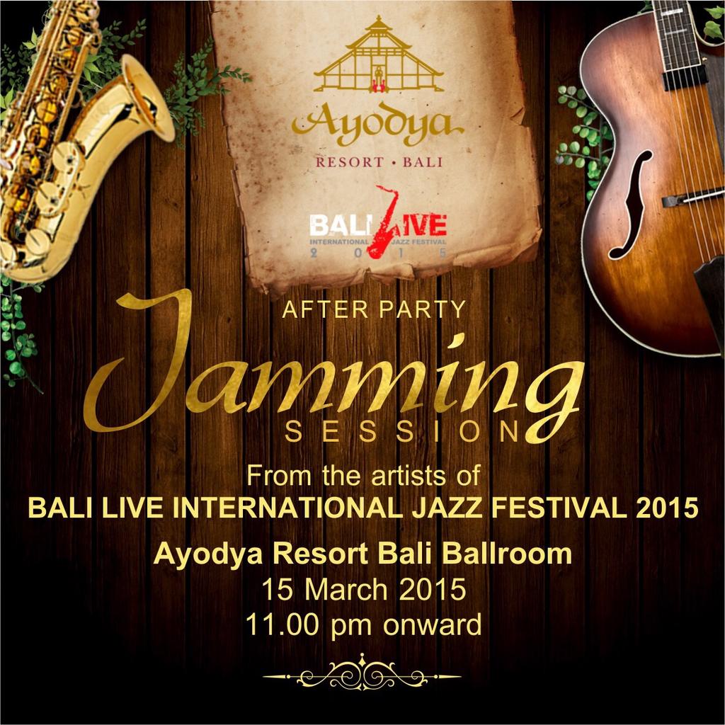 After Party in Ayodya Hotel ! You are all invited to continue #BaliLive2015 all night long !!!