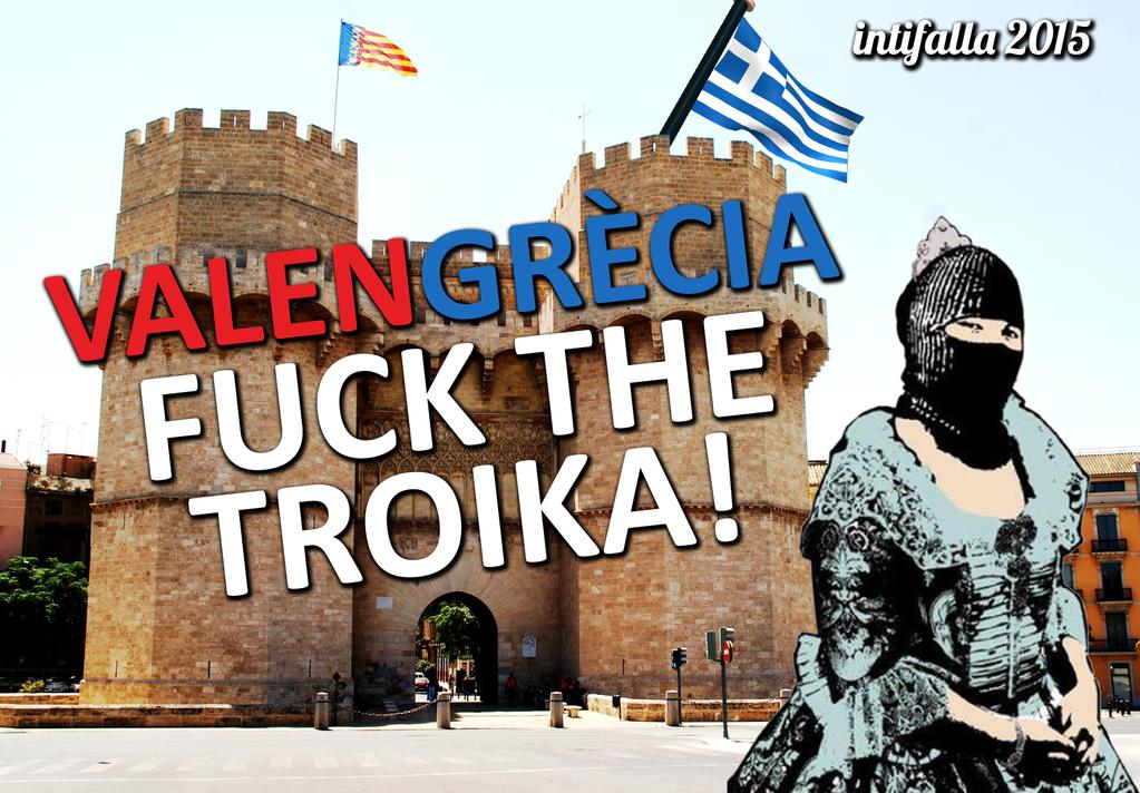 PAH_Valencia's tweet photo. Hui la @intifalla Contra la Troika, contra el TTIP i contra l'Europa del Capital! #Intifalla2015 y el 18 la PAH http://t.co/vtsv7F9tC9