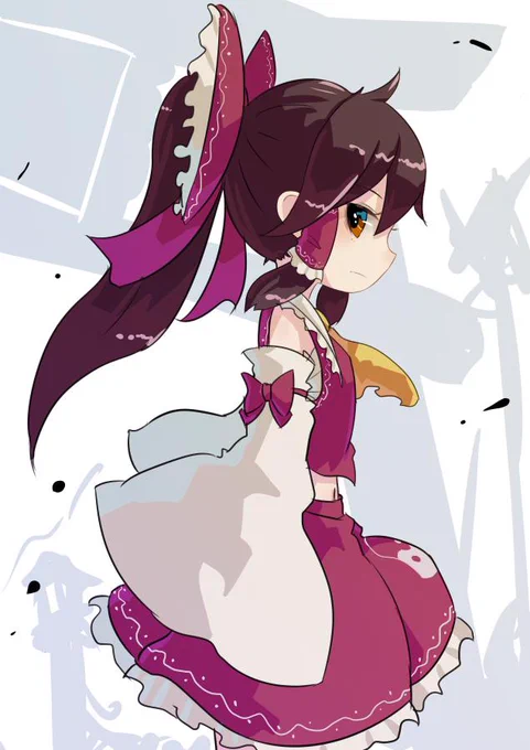 霊夢#深夜の真剣お絵描き60分一本勝負 