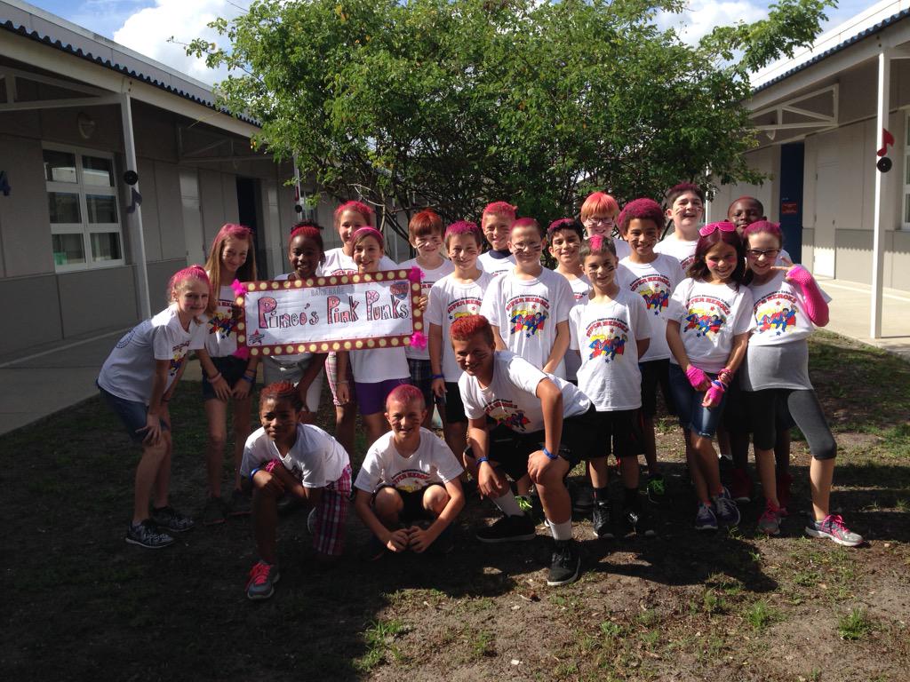 Pineo's Pink Punks loved the Boosterthon Fun Run!