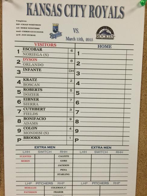 Will you be there? “<a href="/Swanee54/">Mike Swanson</a>: Today vs. Rox at Salt River. ”