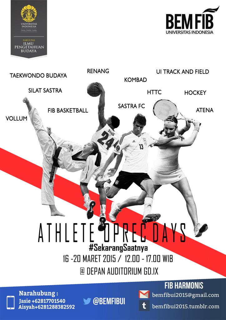 KontingenFIBUI's tweet photo. ATHLETE OPREC DAYS #SekarangSaatnya http://t.co/5US8j9QDXT