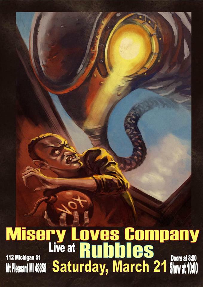 miseryluvco's tweet photo. This Saturday @rubblesbar! #jointhemisery http://t.co/Vpw3EEgQCi