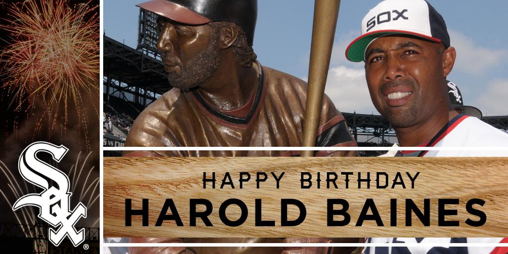 Happy birthday Harold Baines! RESPOND and send this guy some birthday wishes! 