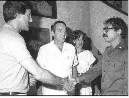 BringtheFlag's tweet photo. Kerry negotiating with Communist leader Daniel Ortega undermining efforts for peace being worked on by Ronald Reagan. http://t.co/zBUkSPsNUA