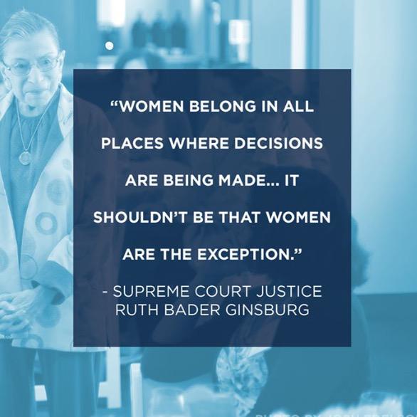 Happy birthday Ruth Bader Ginsburg! 