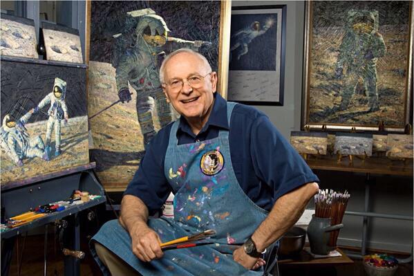 Mar 15, 1932: Happy Birthday to Skylab 3 & Apollo 12 astronaut Alan Bean.  My post on his art!
 