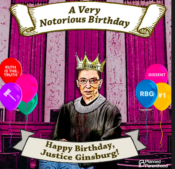 The best memes celebrating Justice Ginsburg\s birthday via  