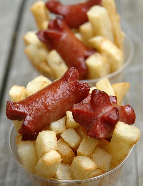 Salchipapas a 1€ !!!!