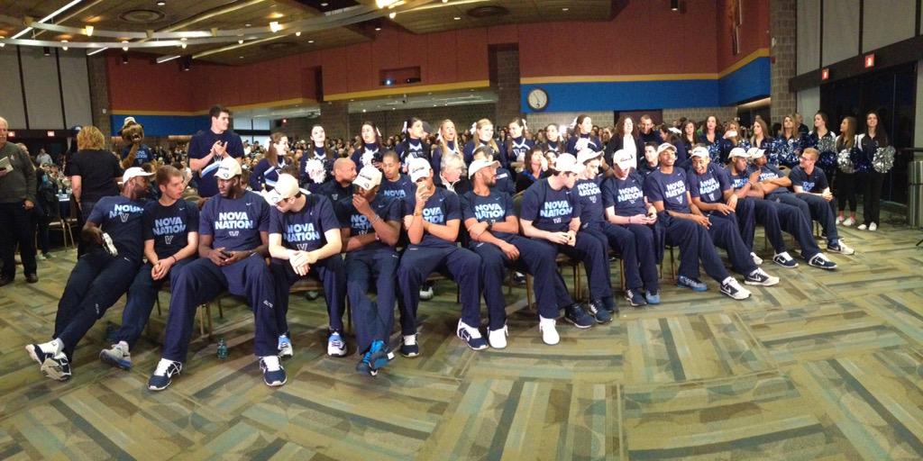 Ready for the show to start #SelectionSunday #LetsMarchNova