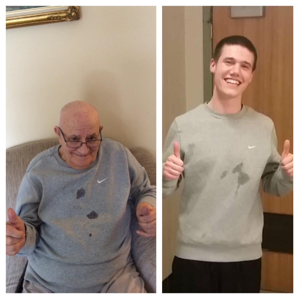 StephenCiulla's tweet photo. Like grandfather, like grandson. http://t.co/bJQaDSOhC8