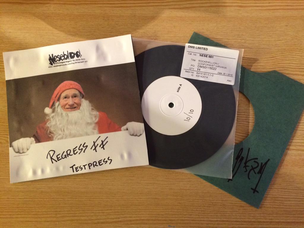 #regressFF #testpresses added to the #neseblod bigcartel - 4 ex all signed! #neseblodrecords #darkthrone #metal #punk