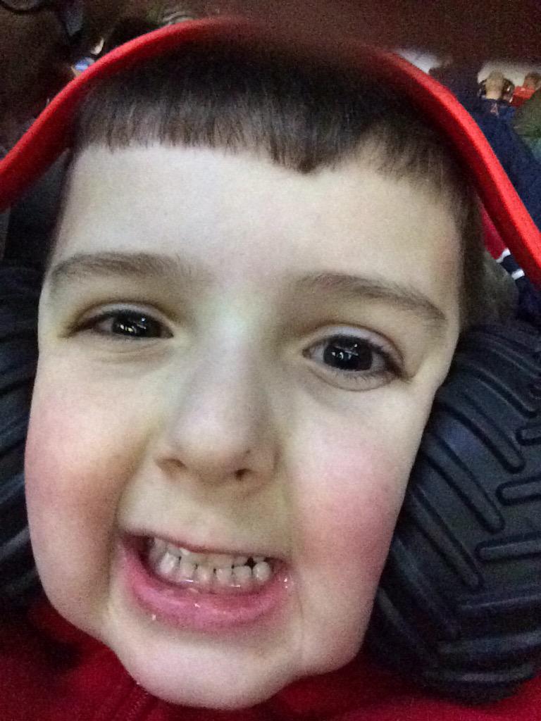Stolfi311's tweet photo. Funny looking with my tire ear muffs http://t.co/wwmHi4NDht
