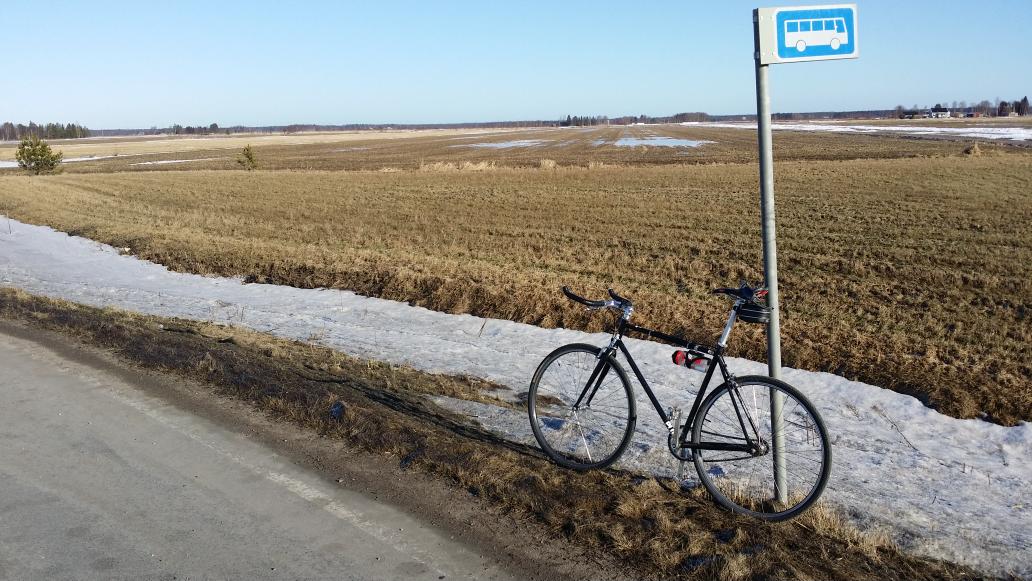 MiikkaKarna's tweet image. #oulu &amp;amp; #tyrnava roads ice free for @CHARGEBIKES #plug1