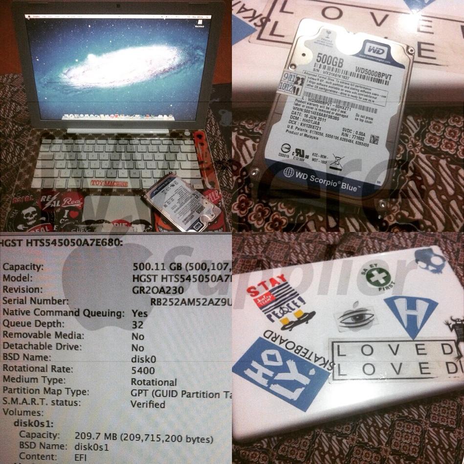 Macbook White Hdd Replacement  + sofware instal thanks brad <a href="/eddog/">eddog</a>... evpo.st/1GInf5a